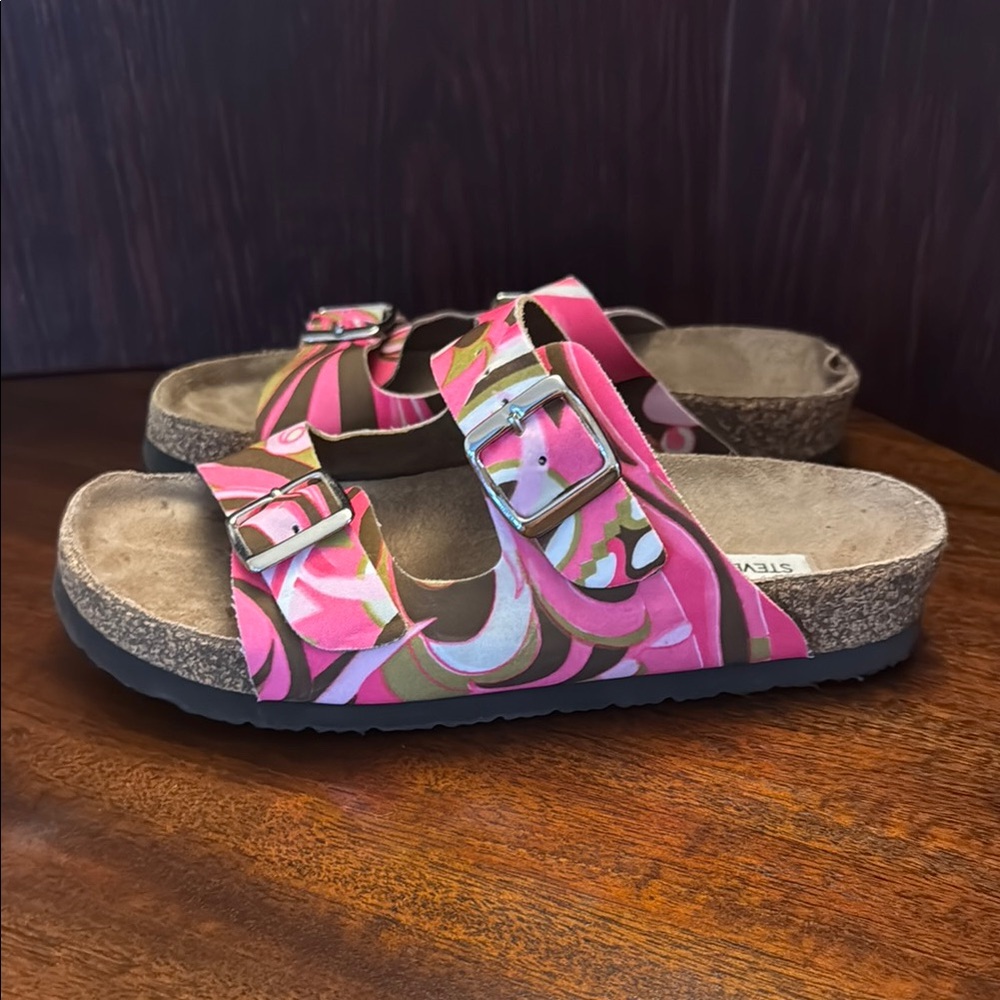 Grateful Steve Madden Cork Sandals Size 8